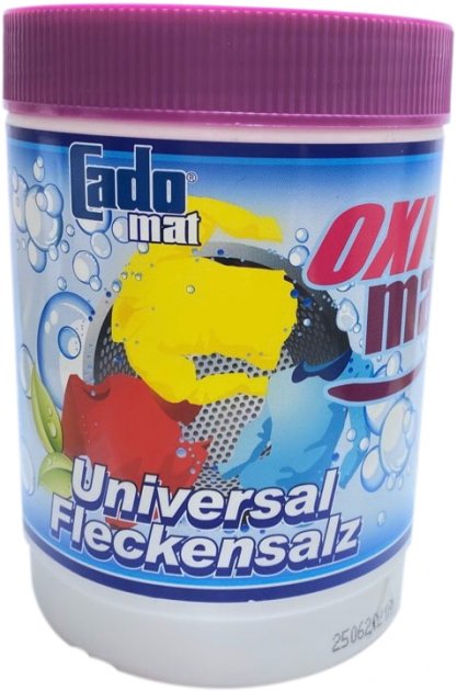 Порошок для видалення плям CADOMAT Oxi для одягу та тканин, 750г